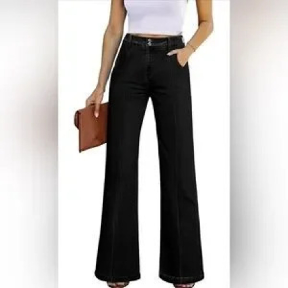 High-Waisted Flare Jeans